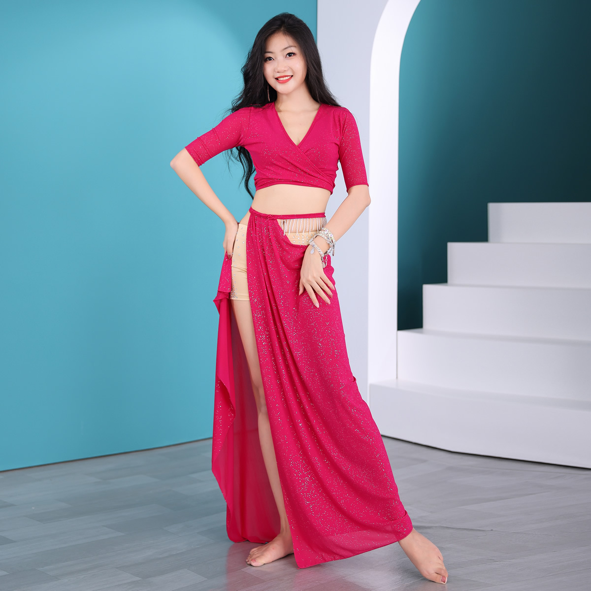 belly dancing outfit tops and long skirt 2723112